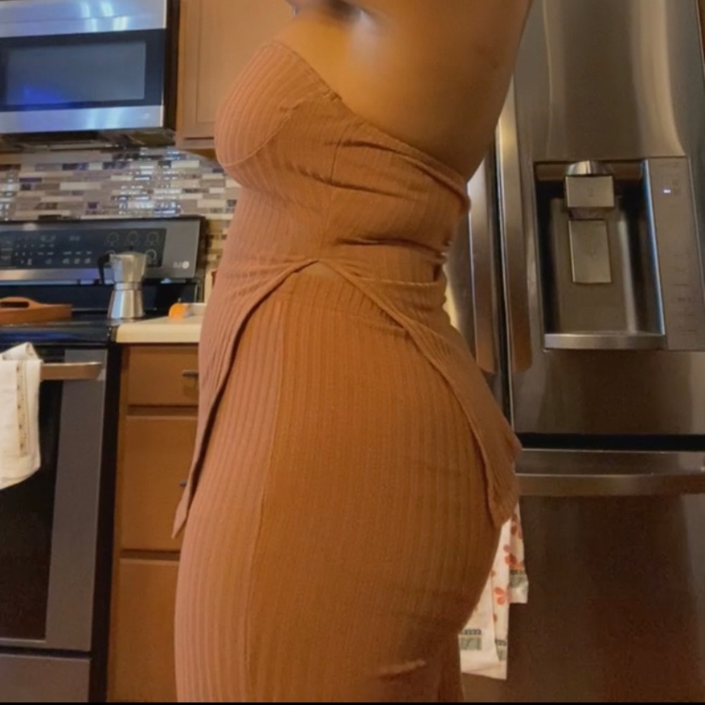 Brown two piece set